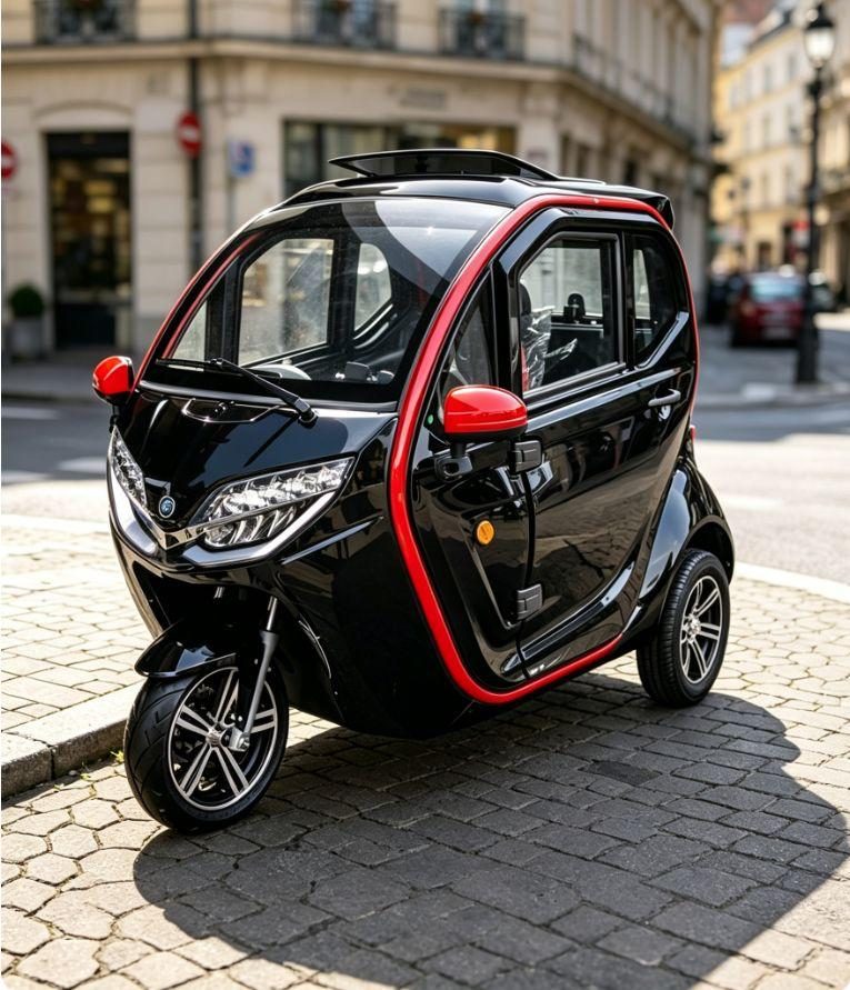 MICROAUTO EV1 na ulicy