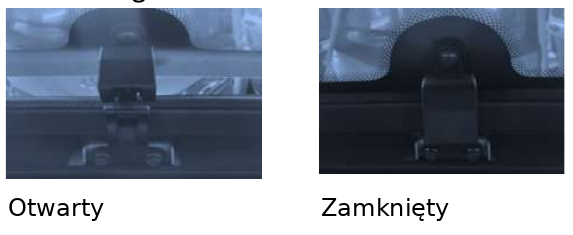 Zatrzask szyberdachu